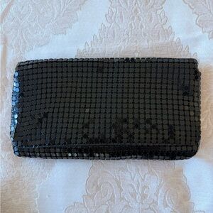 Sleek Black Evening Clutch